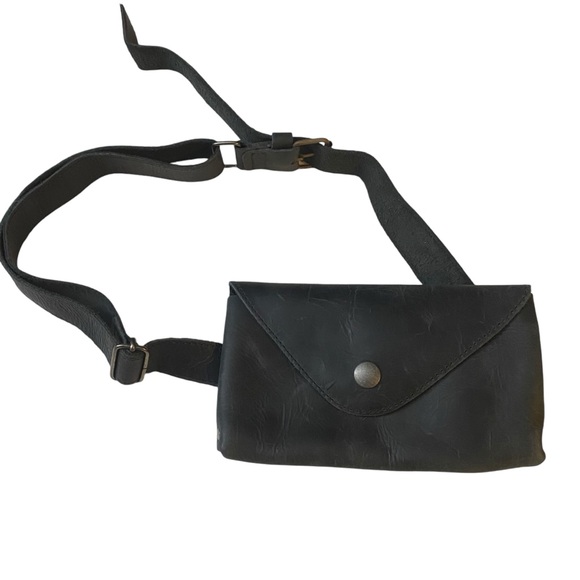 Hide & Drink Handbags - Handmade Genuine Leather Belt Bag Pouch By Hide & Drink
